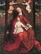 unknow artist Virgin and Child Crowned by Two Angels France oil painting artist